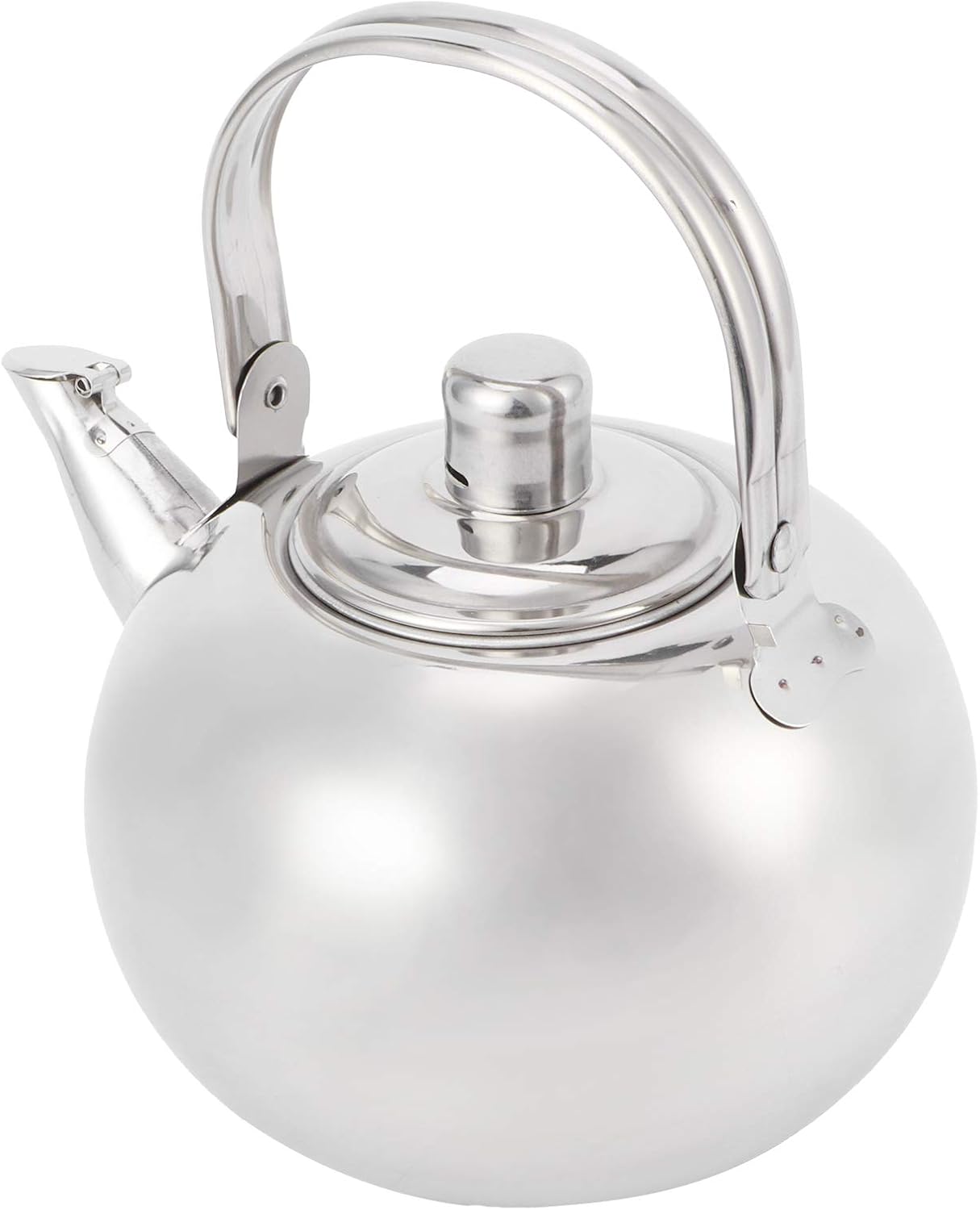304 Stainless Steel Teapot, Water Kettle Stove Top Tea Pot with Filter and Lid for Brewing Loose Leaf and Tea Bags
