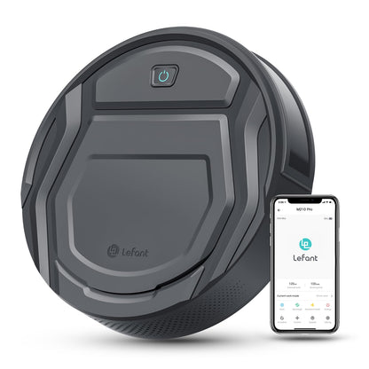 Lefant M210 Pro Robot Vacuum, Slim Quiet, 3 Adjustable Suction Levels, 6 Modes, Robot Vacuum Cleaner for Pet Hair, Hard Floors & Low Carpets, Self-Charging, WiFi/App/Alexa Control, Gray
