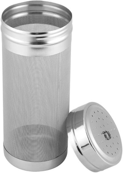 Stainless Steel Mesh Beer Filter, 300 MICRONs Brew Filter, Dry Filter, Hop STRAINser Cartridge for Homebrew Beer and