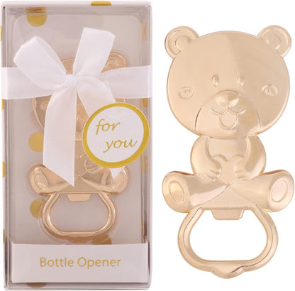 24 Pack 24) Bear Bottle Opener Baby Shower Favors for Guest, Metal Beer Bottle Opener for Baby Shower