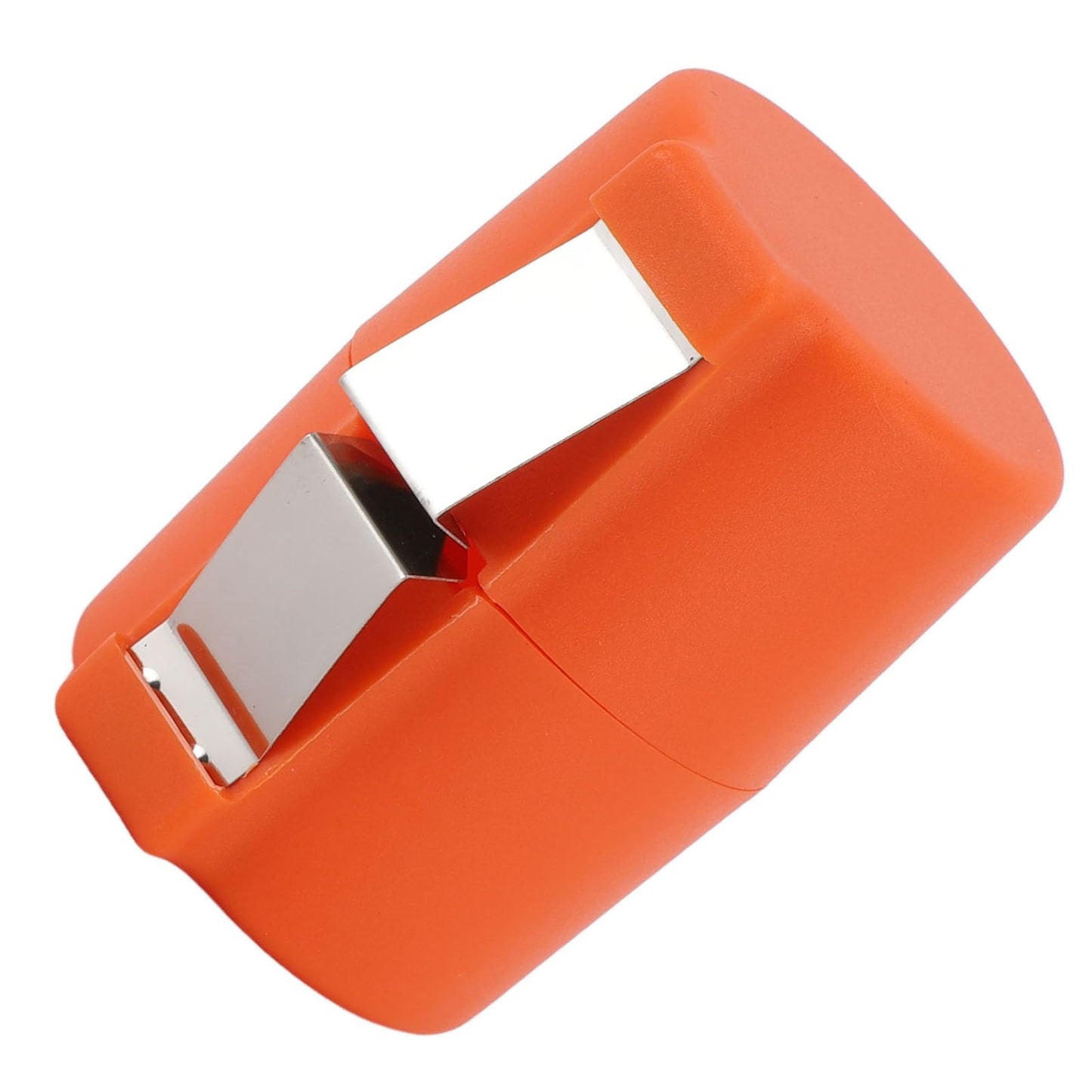 Denash 2025 New Egg Shell Opener,Egg Cracker Tool for Hard Boiled Eggs,Stainless Steel Eggshell Breaker,Handheld Egg Seperator Tool for Kitchen Restaurant (Orange Red)