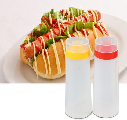 4-Hole Fdit Mayo Dispenser Bottle, Mayonnaise Dispenser Sauce Squeeze Bottle Japanese Mayonnaise Dispenser for Jam