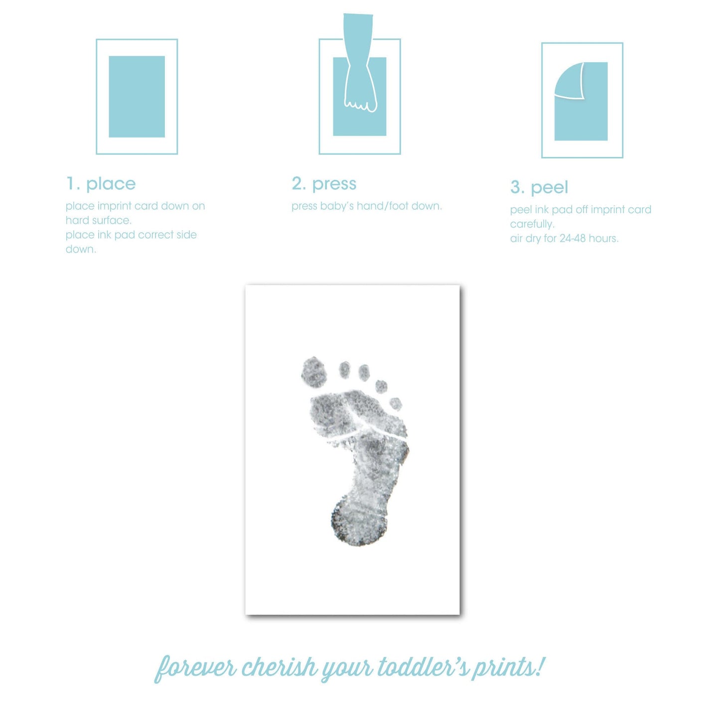 Kate & Milo Dreams Do Come True First Year Picture Frame, First Year by Month, Newborn Baby Must Haves, Gray