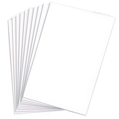 Adasea 30 Sheets White Sticky Foam Sheets-Foam Tapes Double Sided Adhesive Foams Sheet 3D White Dual-Adhesive Foams Sheet for Scrapbook Crafting DIY Crafts, 3.9 x 5.9 Inch