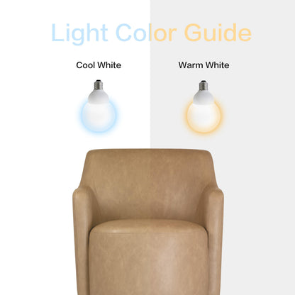 Spatial Order Upholstered 360° Barrel Back Swivel Chair | Accent Chairs for Living Room & Bedroom | Decorative Home Furniture, Sand Faux Leather