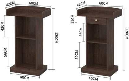 CAMBOS Lectern Podium Stand, Lectern Podium Stand,Lectern Podium Ceremonial Lectern Desk Simple Modern Welcome Shopping Guide Reception Customer Desk Host Stage