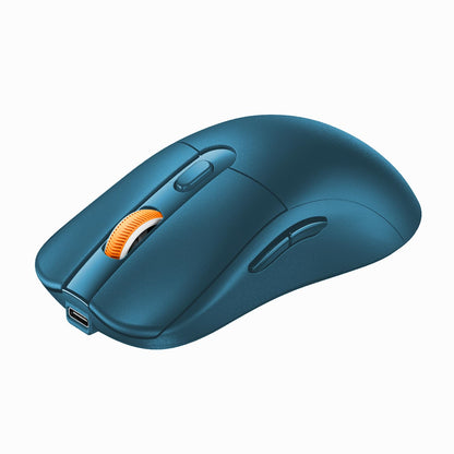 ProtoArc Bluetooth Wireless Mouse, USB C Mouse, EM15 Rechargeable Compact Portable Type C Wireless Mice for Laptop, Tablet, PC, Windows, Mac OS-Blue