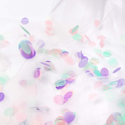 Whaline 1 Inch Paper Confetti - Round Tissue Confetti, 6000 Pieces for Party, Wedding, Holiday, Birthday