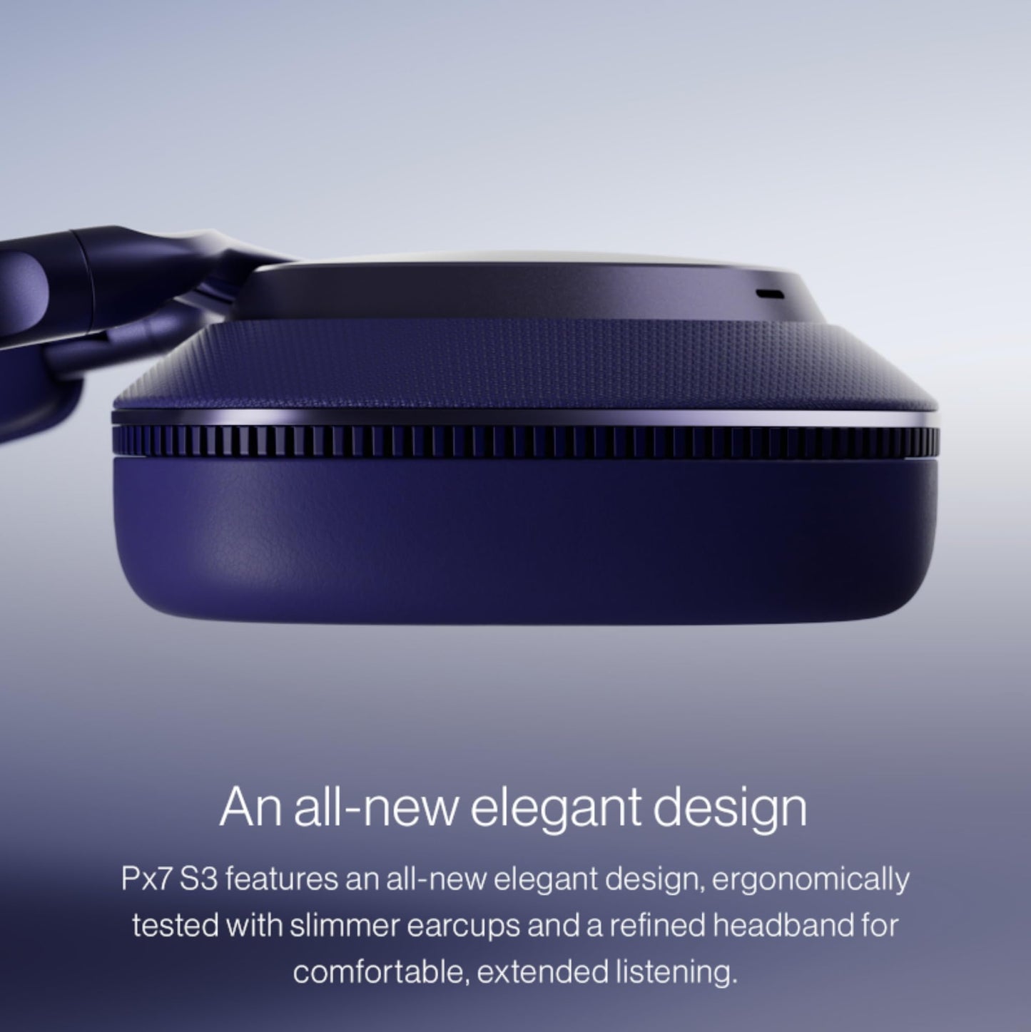 Bowers & Wilkins Px7 S3 Wireless Headphones Over Ear Noise Cancelling, Active Noise Cancelling & Transparency Mode, Hi-Res Sound, Bluetooth, 30-Hr Playtime, Quick Charge, Anthracite Black