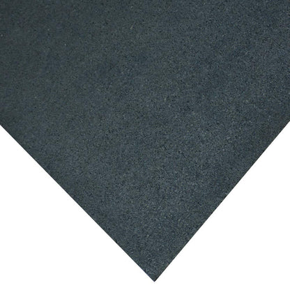 Rubber-Cal ReUz Rubber Flooring Rolls - 3mm x 48" x 35ft - Black