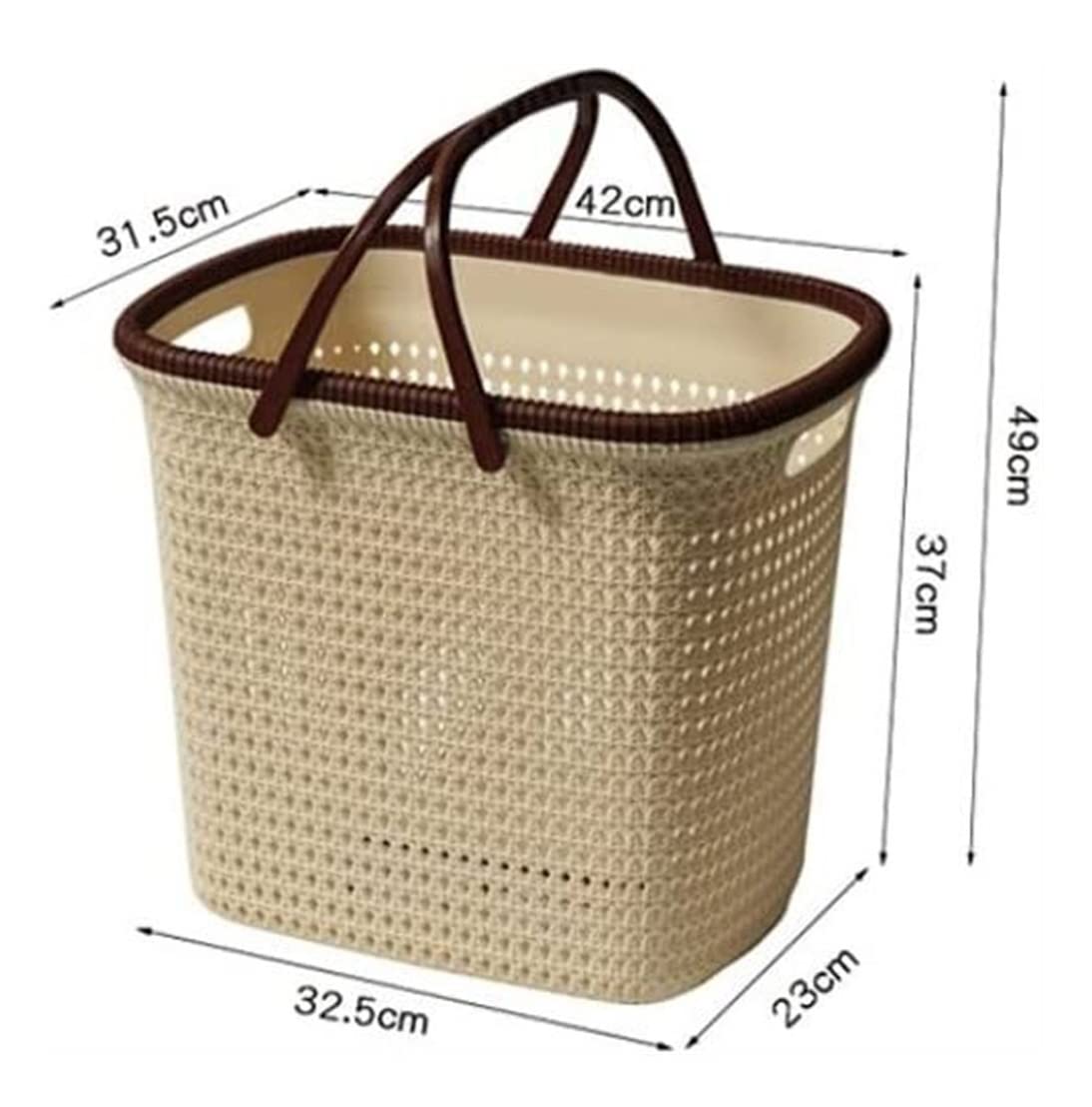 PXIWDAN Laundry Basket Laundry Basket Dirty Clothes Storage Woven Rope Hamper Clothes Hamper