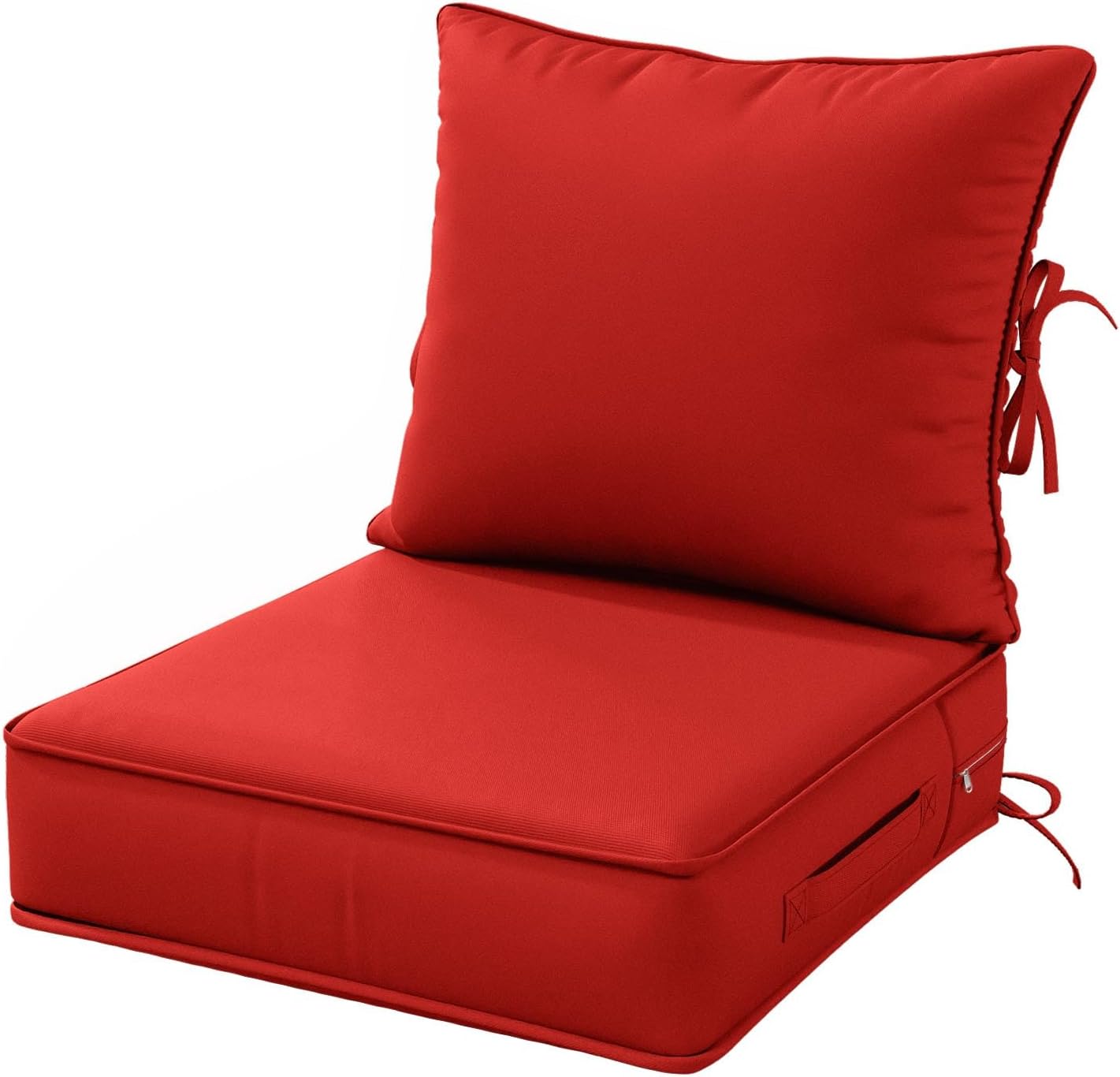 Set 19 19 4 Inch Set Outdoor Patio Chair Cushions L X W X H Waterproof & Fade Resistant Deep Seat and Back Cushions