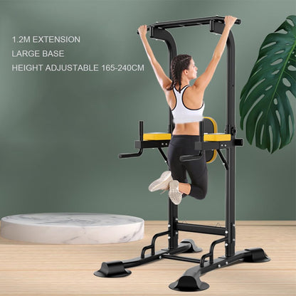 Power Tower Dip Station Adjustable Pull Up Bar, Push Up Workout Dip Stands Strength Training Equipment,for Home Gym 300Kg