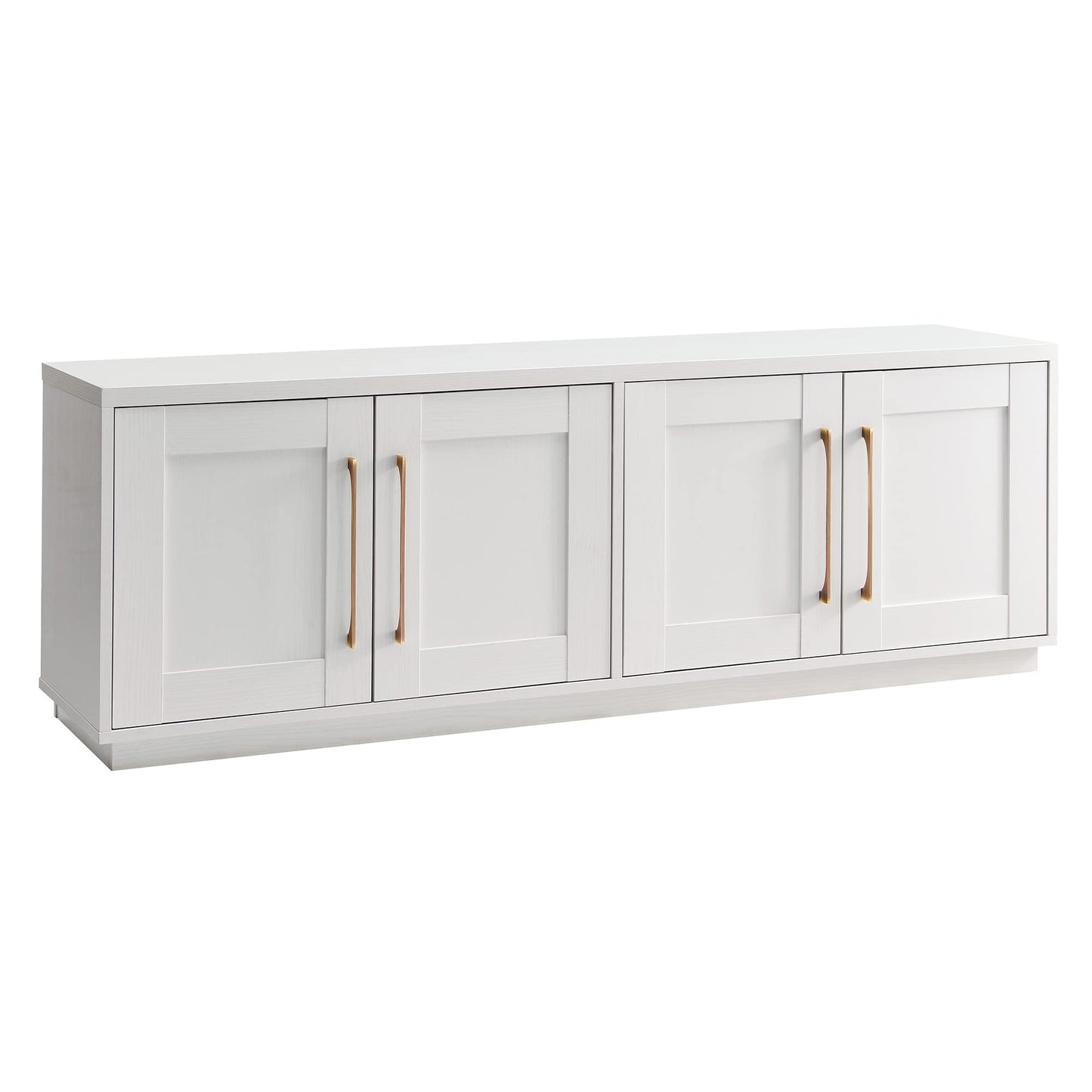 Henn&Hart Tillman Rectangular TV Stand for TV's up to 80" in, 68" Wide, White