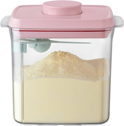 1700ml 730g Ankou Formula Container - Airtight Formula Dispenser One Button Handy Milk Powder Container BPA-Free