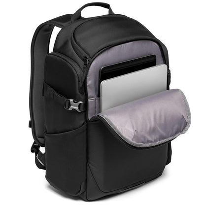 Manfrotto Advanced Befree III Professional Photography Backpack for Camera and Laptop, Bag for Reflex/Mirrorless Camera with Lenses, with Interchangeable Padded Dividers and Tripod Attachment