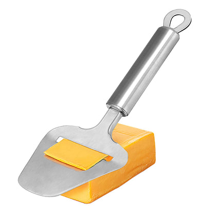 Cheese Slicer Stainless Steel, Cheese Knife Heavy Duty Plane Cheese Cutter, Shaver, Server For Semi-Soft, Semi-Hard Cheese