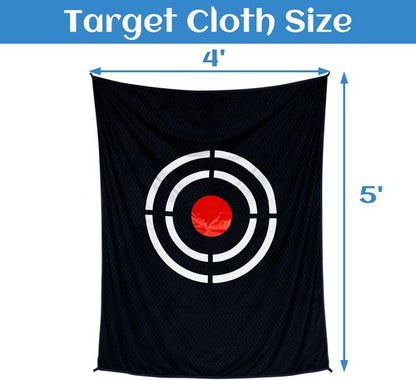 Golf Target Cloth for Net Replacement - 5X4FT Indoor/Outdoor Practice Target Training Aids