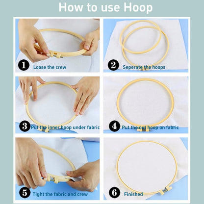 Punch Needle Kits Poodle Dog and Flowers Embroidery Starter Set with Hoop Easy for Beginners DIY Stress Relief Handmade Craft Hobby and Home Decor 20x20cm-6