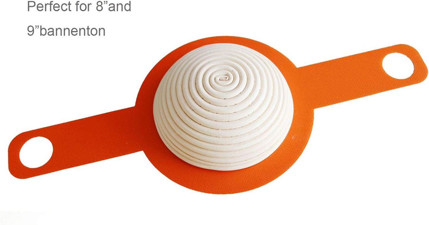 Silicone Baking Mat for Dutch Oven, Reusable Dough Drop Baking Mat with Long Handles, 20x8.3 Inch Oven Accessory