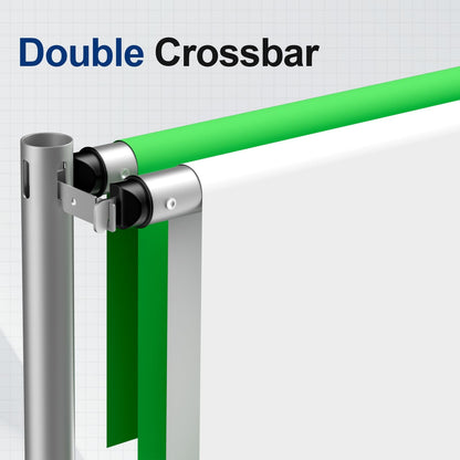 EMART 10x10 ft Double Crossbar Heavy Duty Backdrop Stand, Adjustable Pipe and Drape Photo Booth Frame for Wedding, Party, Christmas, Birthday Decorations