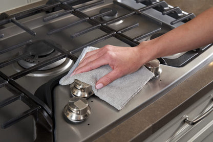 Rubbermaid All Purpose Microfiber Cleaning Cloth Towels, 50 Pack, 12"x12", Non-Scratch, Reusable/Washable for Cleaning/Wiping/Polishing for Home/Kitchen/Car