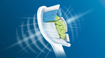 Philips Sonicare W DiamondClean - Genuine Replacement Electric Toothbrush Heads, White, 4 Pack One Year Supply, HX6064/65