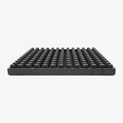 IncStores 2.5 Inch Thick Jamboree Rubber Interlocking Floor 2' x 2' Tiles | Heavy Duty Rubber Outdoor Tiles to Build Better Playgrounds at Homes, Schools, and Daycares | Gray, 75 Tiles