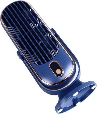 Haofy Table Tower Fan - USB Plug-In Quiet Motor Fan for Bedrooms and Offices (Blue)