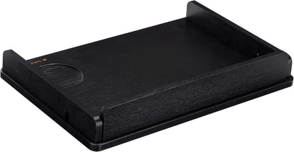Navaris Clip-on Bedside Shelf - Clamping Hanging Bamboo Shelf for Bed Frame - Small Bed-Side Table Tray for Books