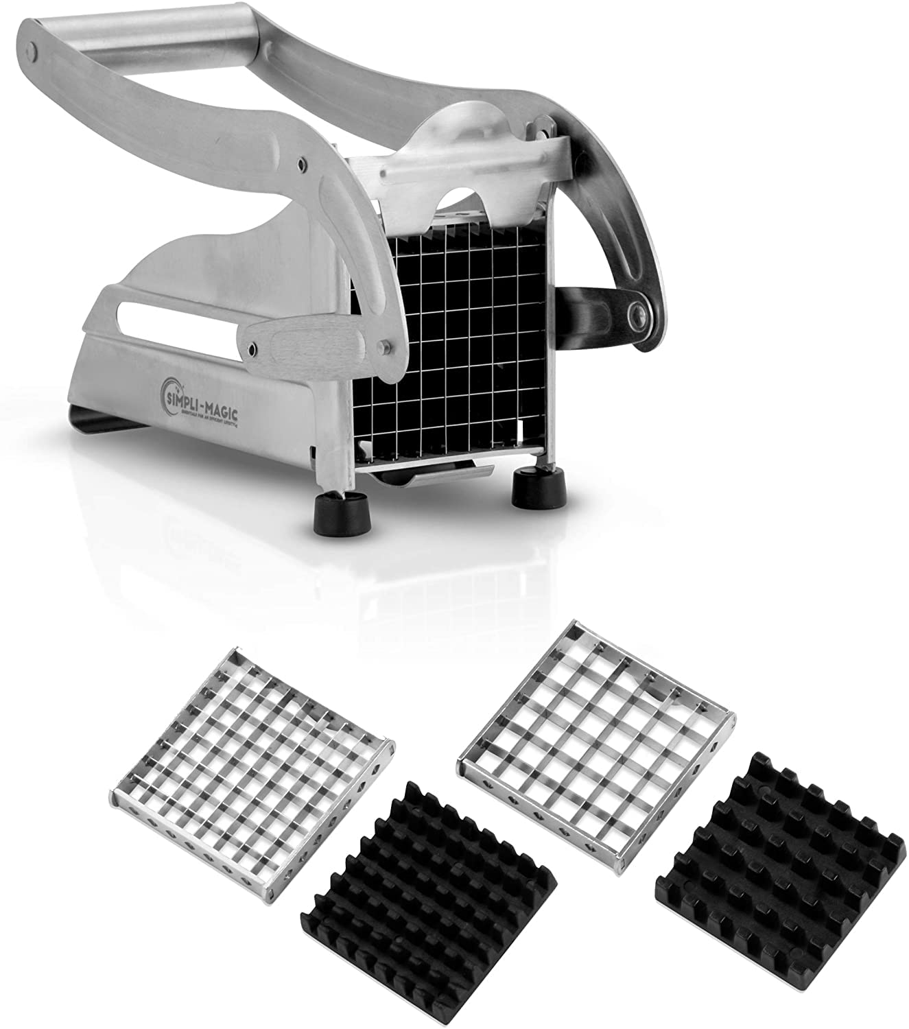 Simpli-Magic French Fry Cutter, Premium Upgraded Stainless Steel