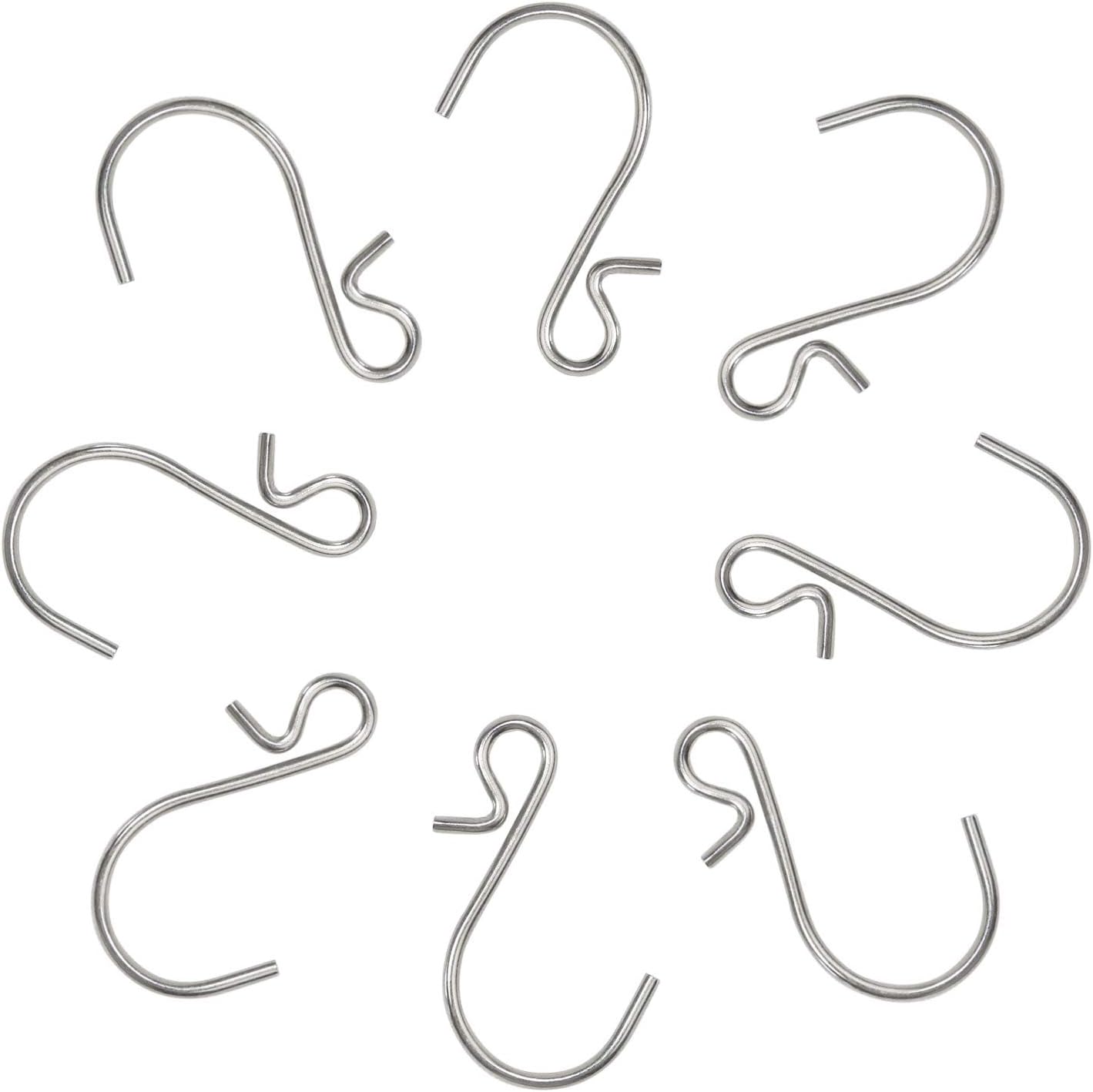 Millennial Essentials 35pcs Small S Hooks, Metal S Shaped Wire Hook Hangers for DIY Crafts, Jewelry, Key Chains