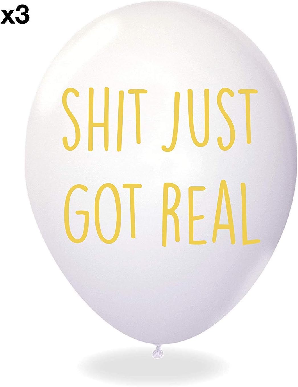 Rude Graduation Balloons - Pack of 12 Premium Funny White and Black Balloons - Class of 2025