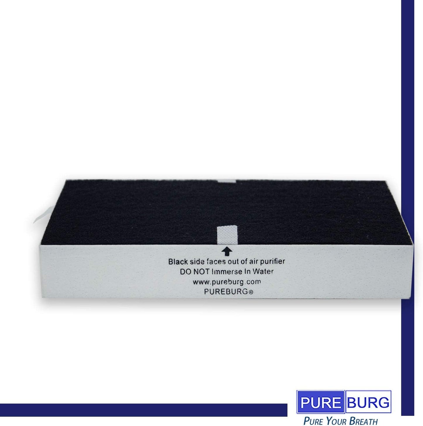 PUREBURG HRF201B True HEPA Replacement Filter for Honeywell HHT270 HHT270W HHT290, 2-Pack