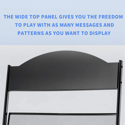 Yinghao Floor Standing Magazine Rack, 4 Layer Iron Magazine Rack Floor, Suitable for the Display of Brochures or Documents in Exhibitions, Shopping Malls, Hospitals, Offices