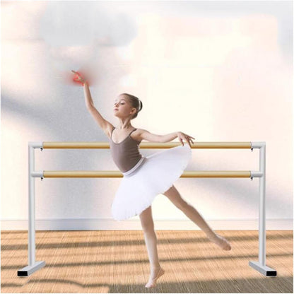 VUBYSG Independent Portable Mobile Dance Pole Fitness Equipment for Adults and Children, Stretching Ballet bar, White - 100cm,White-100cm