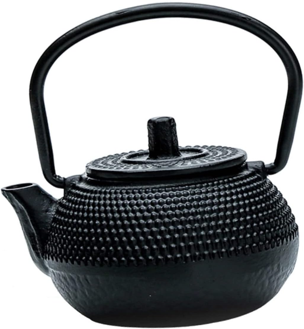 Hemoton Cast Iron Teapot Tea Set, Retro Metal Coffee Kettle for Stove Top, Mini Tea Kettle Optional Iron Kettle