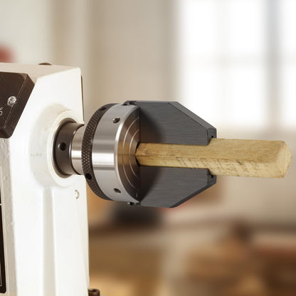 Dedicated 2-Inch 2-Jaw Pen Drilling Lathe Chuck, 1" X 8TPI Direct Thread Blank Chuck for Woodturning