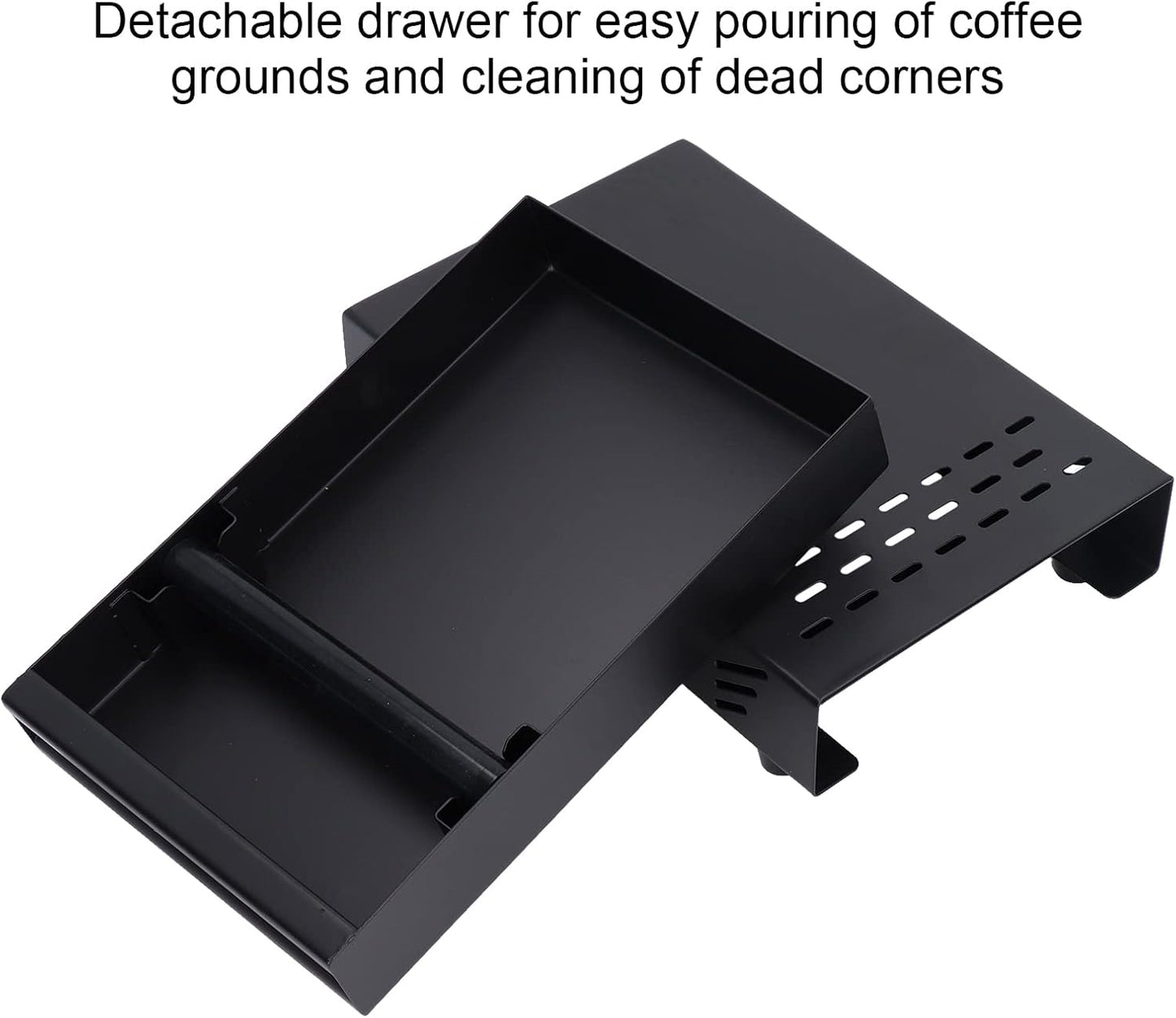 Stainless Steel Coffee Knock Box Drawer, Thickened Coffee Residue Powder Box for Household Shop, Coffee Machine