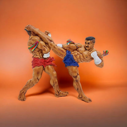 4" Muay Thai Jorakae Fad Hang 3D Resin Fridge Magnet - Crocodile Sweeps Its Tail Basic Movement Souvenir