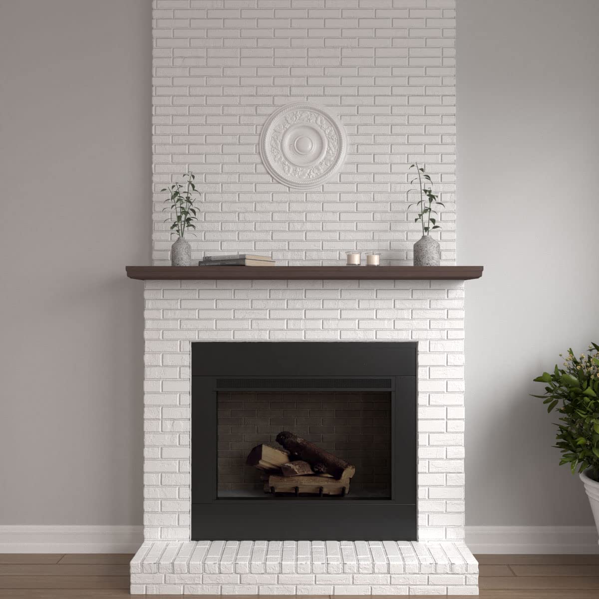 16 1/8"OD x 3/4"P Tyrone Ceiling Medallion (Fits Canopies up to 6 3/4")