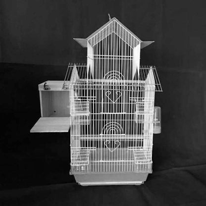 Professional Birdcage Pet Supplies Bird Carrier Gardening Decor Parrot Cages for Large Birds, Household Large Parrot Cage, House-Shaped Decorative Bird Cage, Parakeet Love Bird Pearl Bird