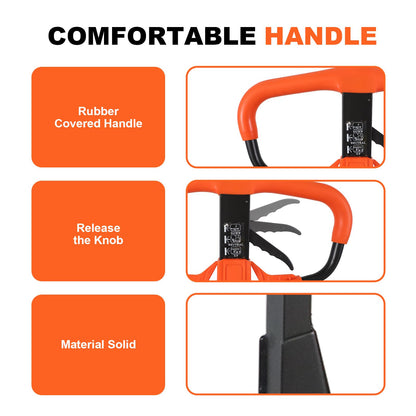 Tory Carrier Manual Pallet Jack Truck - 5500lbs Capacity, 48" L x 21" W Forks - Heavy-Duty Hand Pallet Truck with Controllable Lowering Speed, Overload Protection, and Nylon Wheels-2PCS