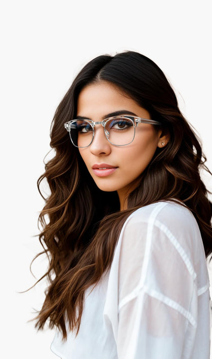VISOONE Lightweight Blue Light Blocking Glasses Square with Anti Computer Glare for Gaming Men and Women MONTANA