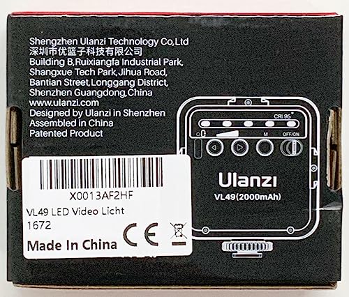 Ulanzi VL100X Selfie Light, Clip LED Light Panel for Phone/Laptop/Tablet/Computer, Bi-Color Portable Clip Camera Light with Dimmable 2500-6500K with 2000mAh Battery for Video Conference/Picture