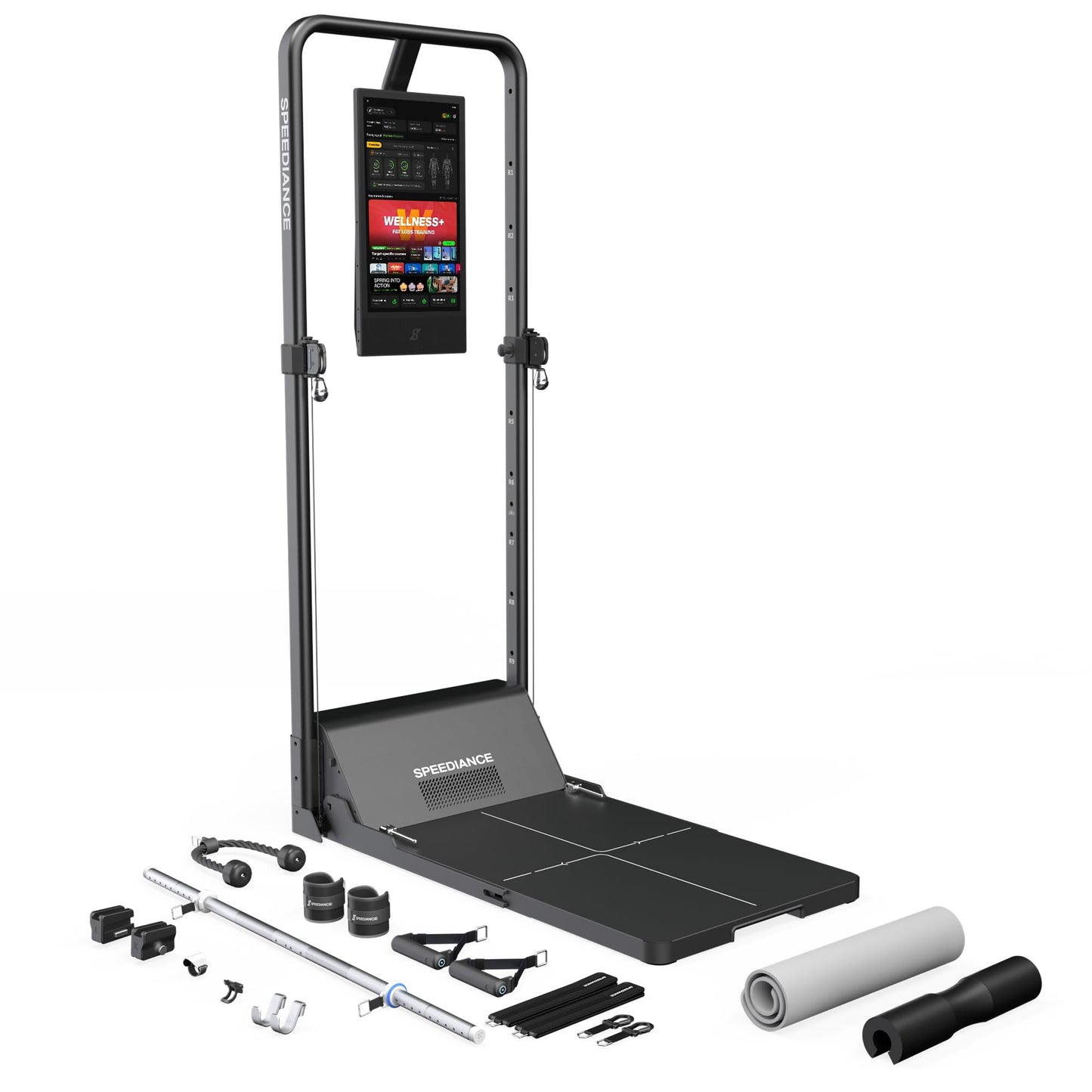 Gym Monster 2S, 2025 New Enhanced, Multi-Functional Home Machine for Full Body Strength Training, 260Lbs Digital Weight System, Smart AI-Powered, All-in-one Workout Station, Squat Rack