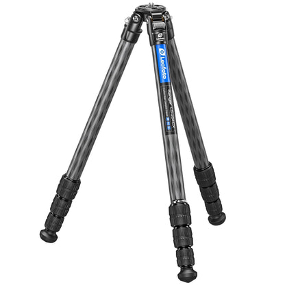 Leofoto 47" Lightweight Carbon Fiber Travel Tripod, Professional Compact Tripod for Camera DSLR Video, Max Load 18Lbs/8KG (LS-254CX)