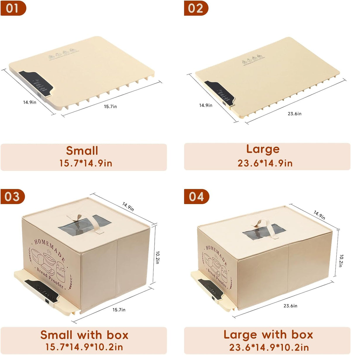 SHINEBBYS 85-200F 12H Sourdough Starter Warmer with Temp Control & Timer, Full-Surface Fast Heating Silicone Sourdough