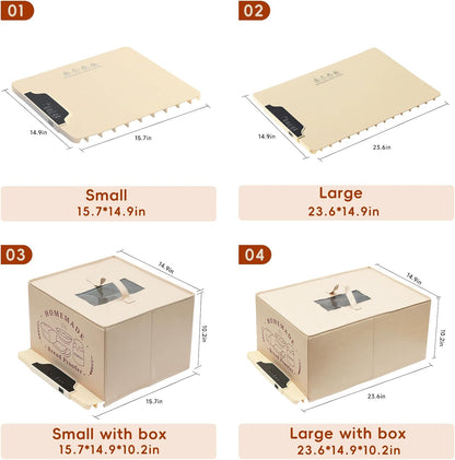 SHINEBBYS 85-200F 12H Sourdough Starter Warmer with Temp Control & Timer, Full-Surface Fast Heating Silicone Sourdough