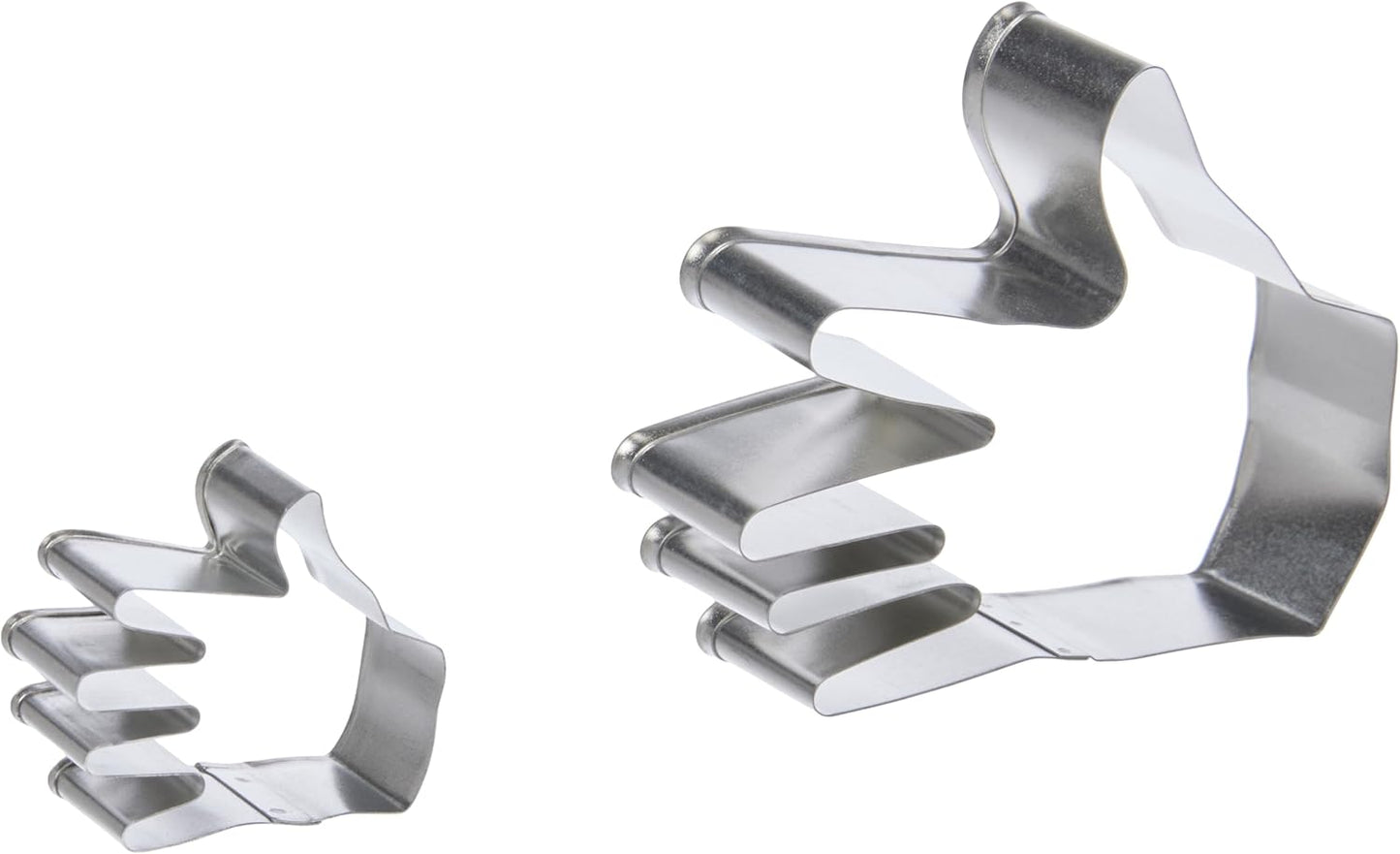 PME Hand Cookie and Cake Cutters, Set of 2, Small and Large Sizes